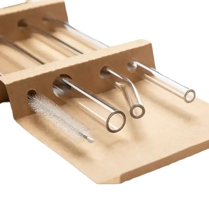 Glass drinking straws